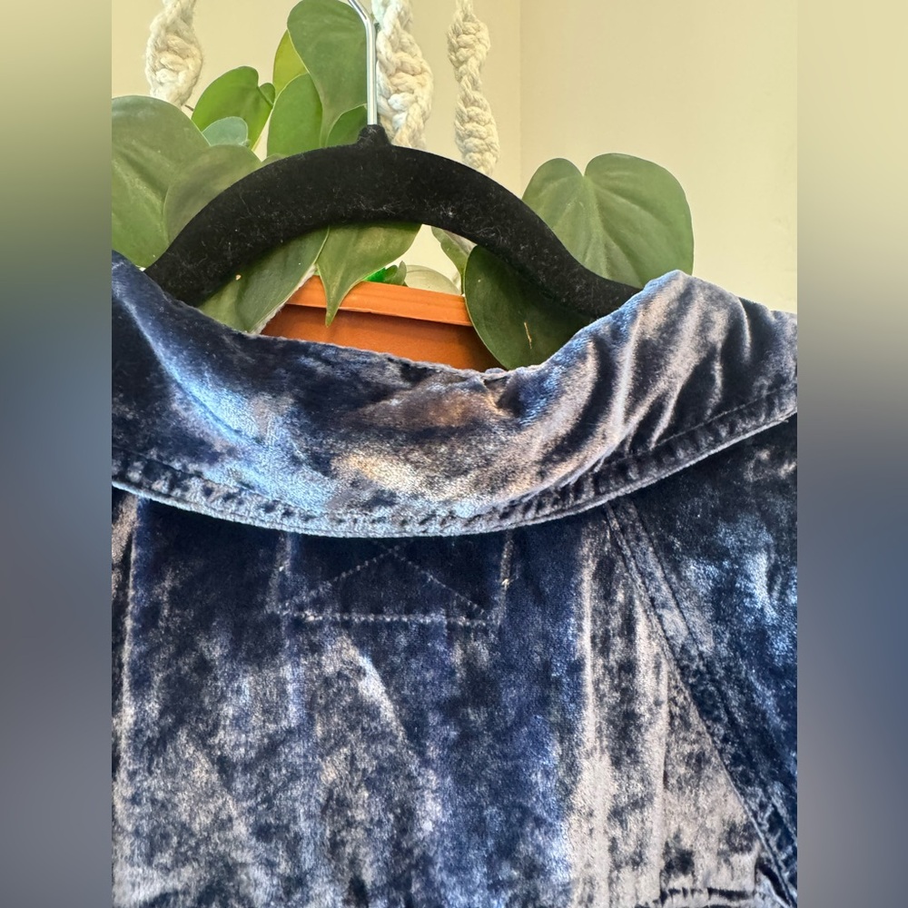 NEW!! Free People We The Free - Night Skies Velvet Top - Picture 13 of 14